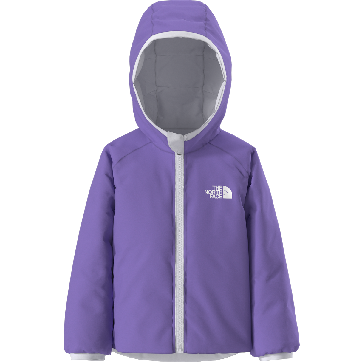 The North Face - Baby Reversible Perrito Hooded Jacket Active Blue - Ice Lilac - vista alternativa 2