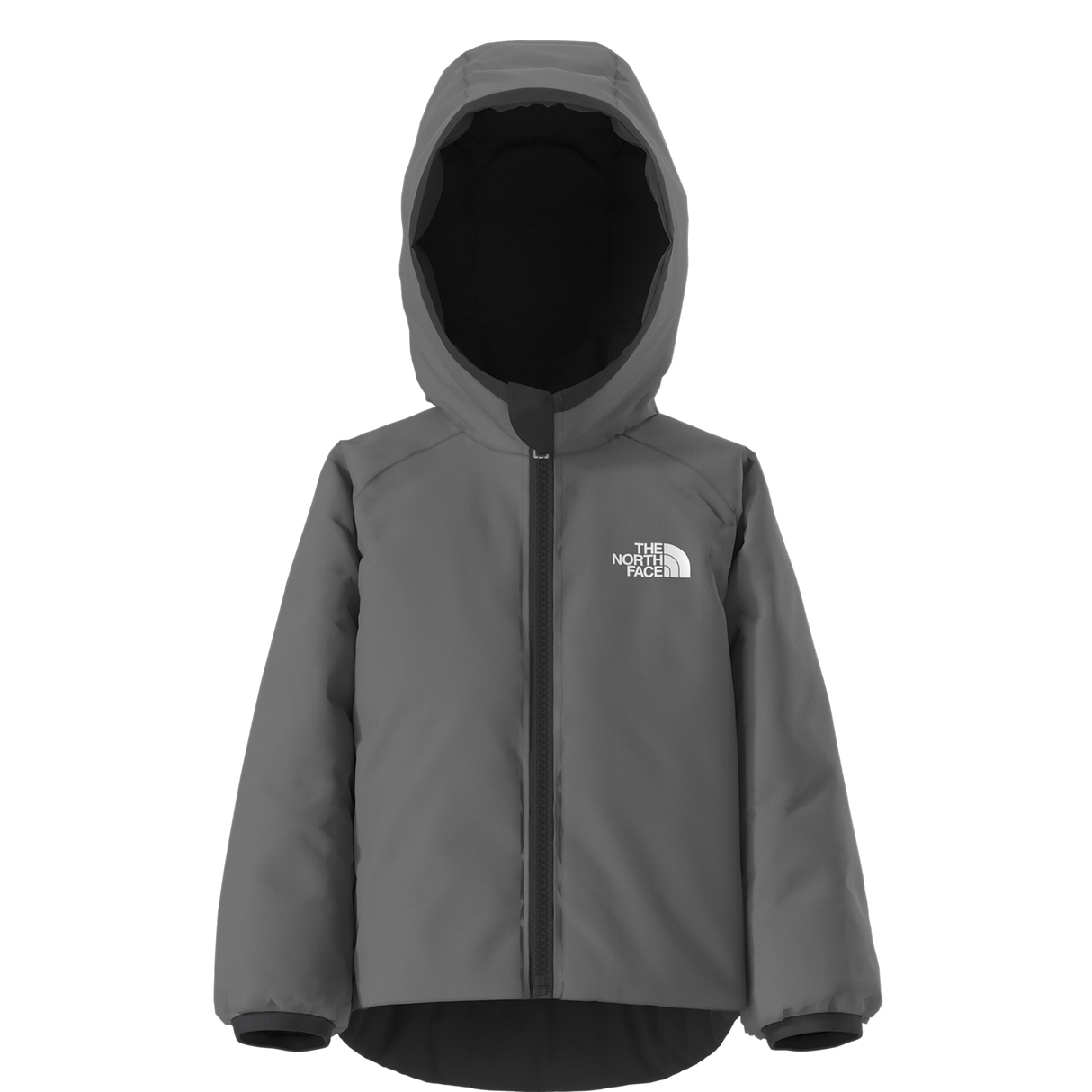 The North Face - Baby Reversible Perrito Hooded Jacket Active Blue - TNF Black/Smoked Pearl - vista alternativa 1