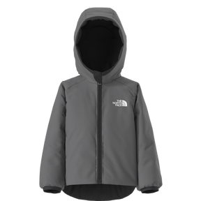 The North Face - Baby Reversible Perrito Hooded Jacket Active Blue - TNF Black/Smoked Pearl - vista alternativa 1