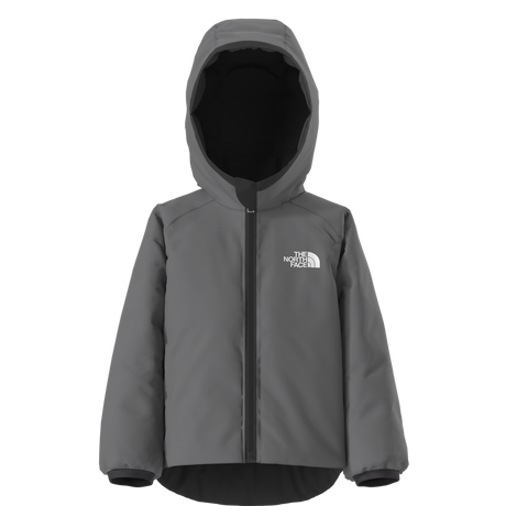 The North Face - Baby Reversible Perrito Hooded Jacket Active Blue - TNF Black/Smoked Pearl - vista alternativa 1