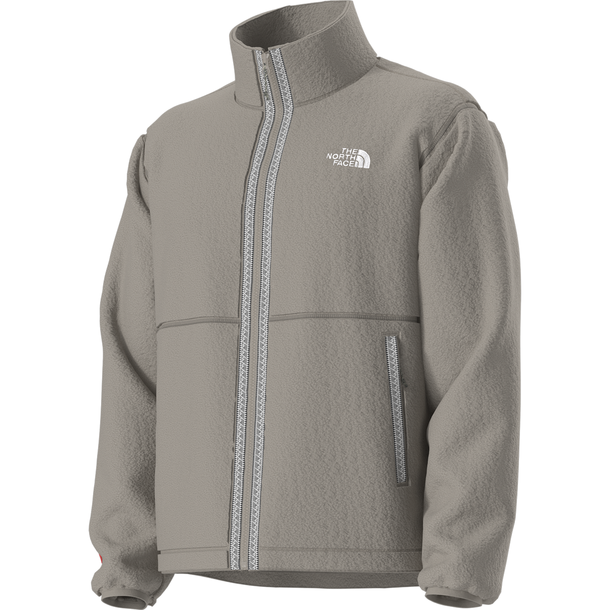 The North Face - Tnf Fleeski full-zip Jacket da uomo - Stone Slab - vista alternativa 2