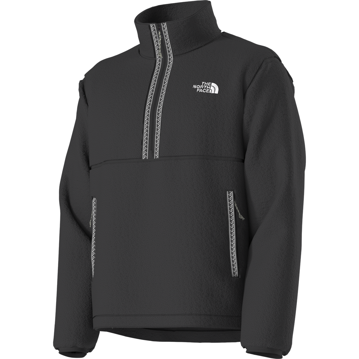 The North Face - Tnf Fleeski 1/4 Zip Po da uomo - TNF BLACK/TNF BLACK - vista alternativa 12