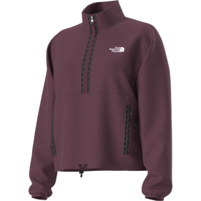 The North Face - Tnf Fleeski 1/4 Zip Po da donna - Burgundy Crush - vista alternativa 2