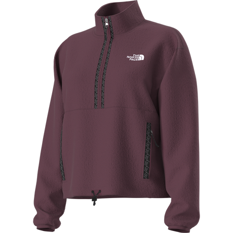 The North Face - Tnf Fleeski 1/4 Zip Po da donna - Burgundy Crush - vista alternativa 2