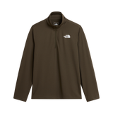 The North Face - 24/7 1/4 Zip Tee da uomo - NEW TAUPE GREEN - vista principale