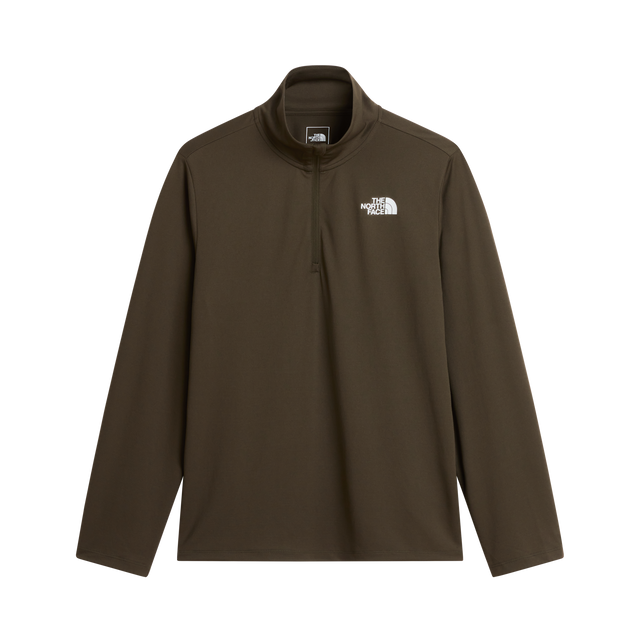 The North Face - 24/7 1/4 Zip Tee da uomo - NEW TAUPE GREEN - vista principale