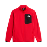 The North Face - Crest full-zip Jacket da uomo - Elevation Red/TNF Black - vista principale