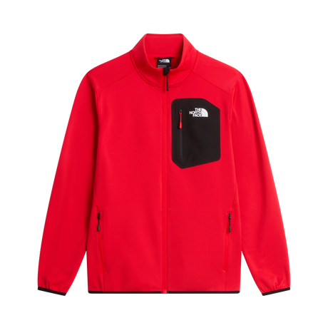The North Face - Crest full-zip Jacket da uomo - Elevation Red/TNF Black - vista principale