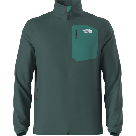 The North Face - Crest full-zip Jacket da uomo - Pacific Teal/TNF Black - vista principale