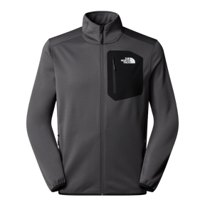 The North Face - Crest full-zip Jacket da uomo - ANTHRACITE GREY/TNF Black - vista principale