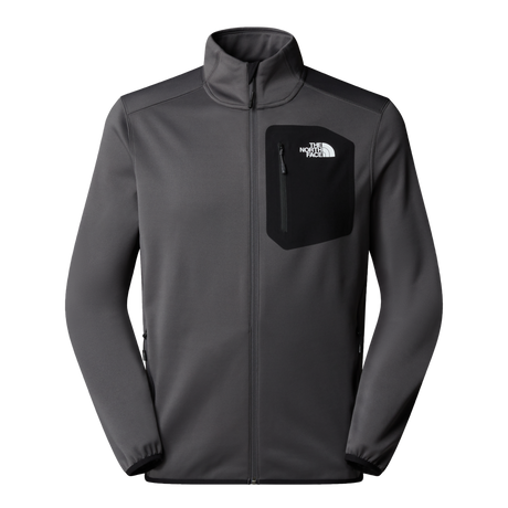 The North Face - Crest full-zip Jacket da uomo - ANTHRACITE GREY/TNF Black - vista principale