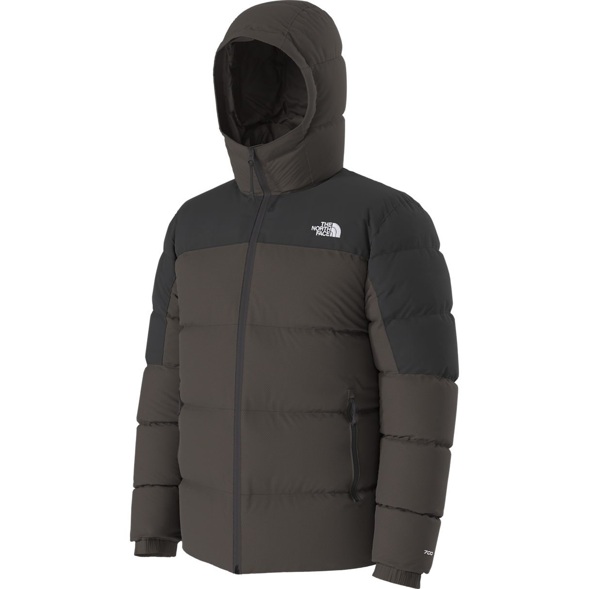 The North Face - Diablo Down 2.0 Hoodie da uomo - BAJA BLUE PRINT - vista alternativa 2