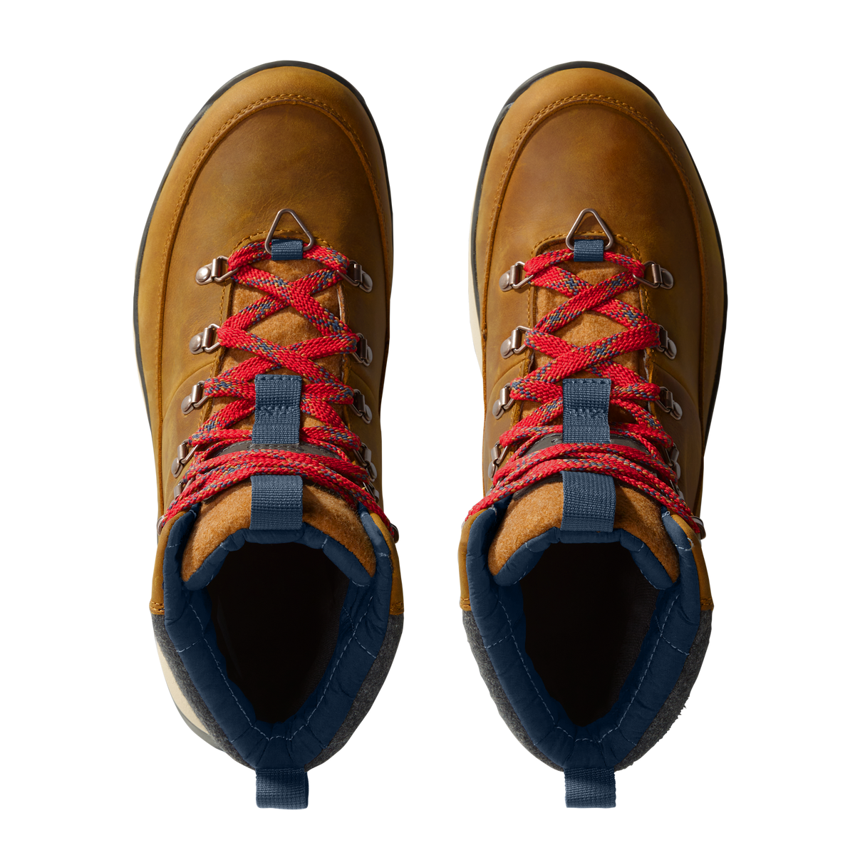 The North Face - Bergen Leather Wp da uomo - TIMBER TAN/TNF RED - vista alternativa 1