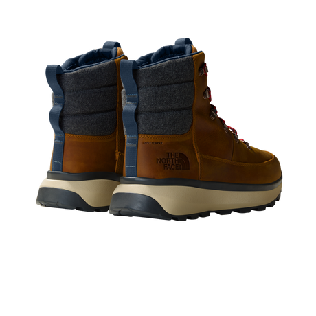 The North Face - Bergen Leather Wp da uomo - TIMBER TAN/TNF RED - vista alternativa 2