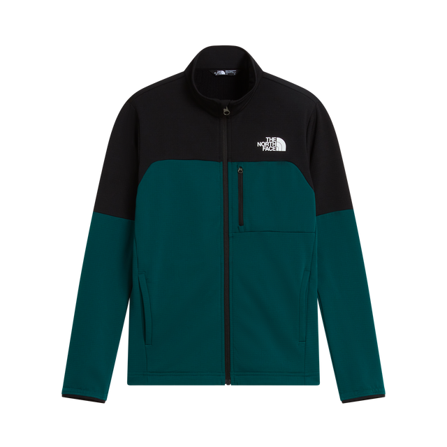 The North Face - Teen Hike Midlayer full-zip - Green - vista principale