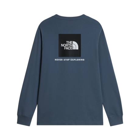 The North Face - Evolution Box Nse Regular Long Sleeve da uomo - GRANITE GREY - vista alternativa 1