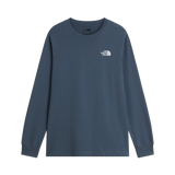 The North Face - Evolution Box Nse Regular Long Sleeve da uomo - GRANITE GREY - vista principale