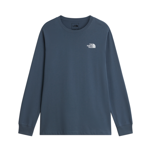 The North Face - Evolution Box Nse Regular Long Sleeve da uomo - GRANITE GREY - vista principale