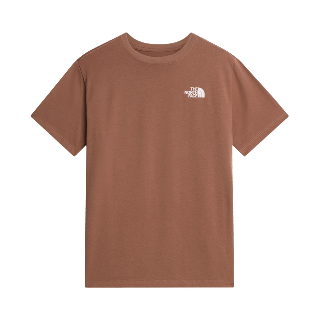 The North Face - Evolution Box Nse Relaxed Short Sleeve da donna - Garnet - vista principale