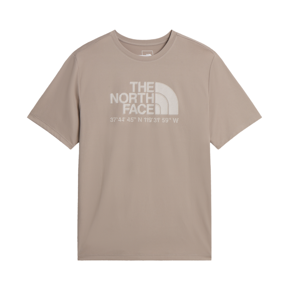 The North Face - 24/7 S/s Tee Logo Graphic Reg da uomo - Stone Slab - vista principale