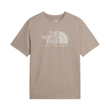 The North Face - 24/7 S/s Tee Logo Graphic Reg da uomo - Stone Slab - vista principale