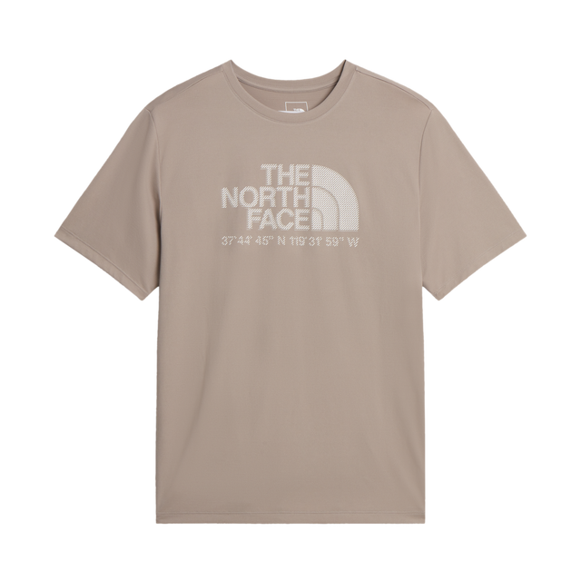 The North Face - 24/7 S/s Tee Logo Graphic Reg da uomo - Stone Slab - vista principale