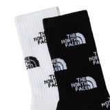 The North Face - Everyday Crew Sock Logo - 2p unisex - BLACK - vista alternativa 2