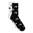 The North Face - Everyday Crew Sock Logo - 2p unisex - BLACK - vista principale
