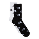 The North Face - Everyday Crew Sock Logo - 2p unisex - BLACK - vista principale