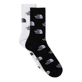 The North Face - Everyday Crew Sock Logo - 2p unisex - BLACK - vista principale
