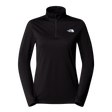 The North Face - Flex 1/4 Zip Tee Slim da donna - BLACK - vista principale