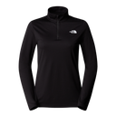The North Face - Flex 1/4 Zip Tee Slim da donna - BLACK - vista principale