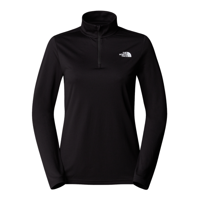 The North Face - Flex 1/4 Zip Tee Slim da donna - TNF BLACK - vista principale