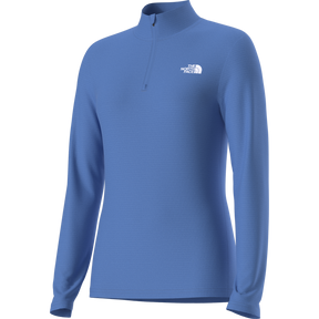 The North Face - Flex 1/4 Zip Tee Slim da donna - SHDPGRTRD/MLNRD - vista alternativa 2