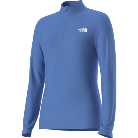 The North Face - Flex 1/4 Zip Tee Slim da donna - SHDPGRTRD/MLNRD - vista alternativa 2