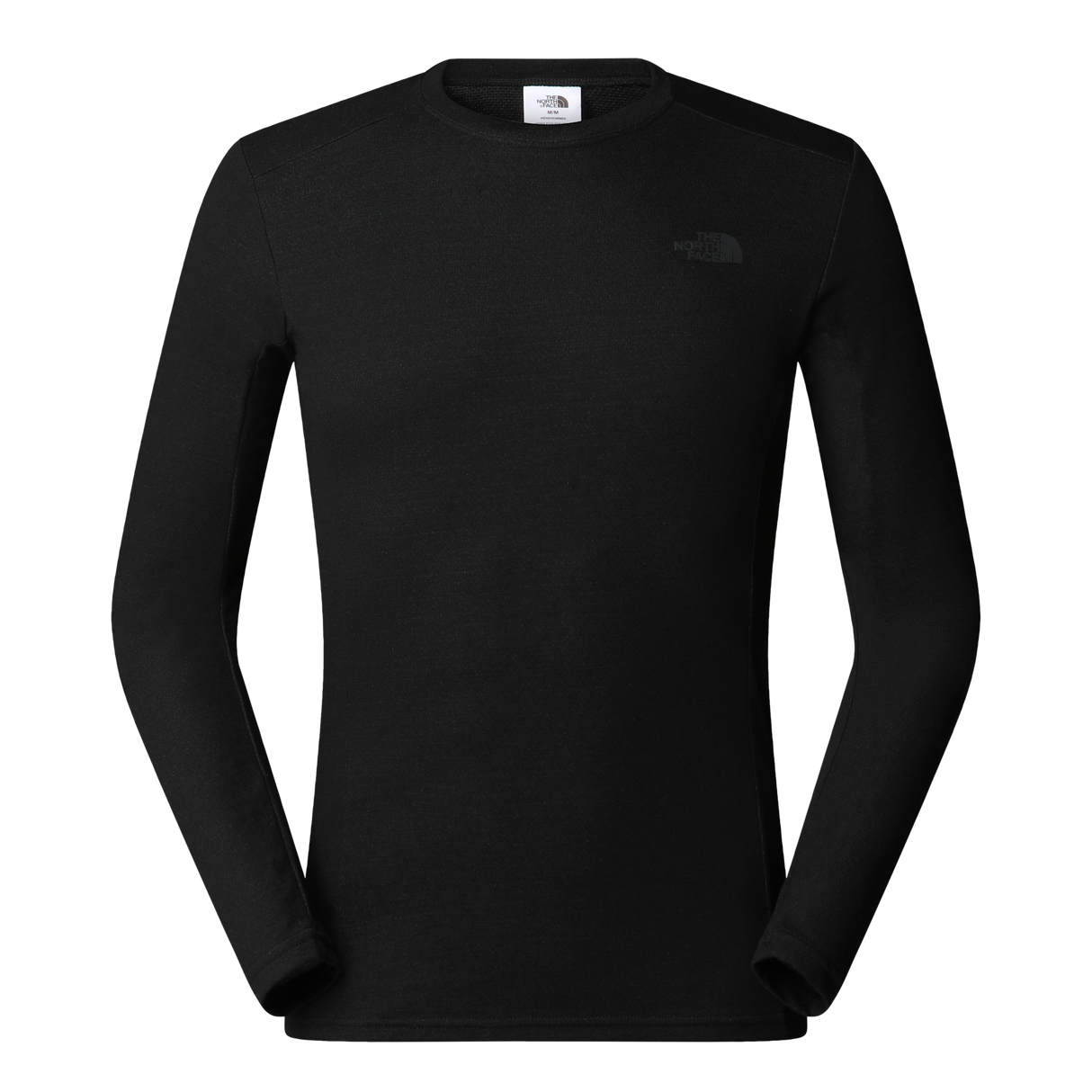 The North Face - Easy L/s Crew Neck da uomo - TNF BLACK - vista principale