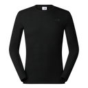 The North Face - Easy L/s Crew Neck da uomo - TNF BLACK - vista principale