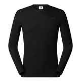 The North Face - Easy L/s Crew Neck da uomo - TNF BLACK - vista principale
