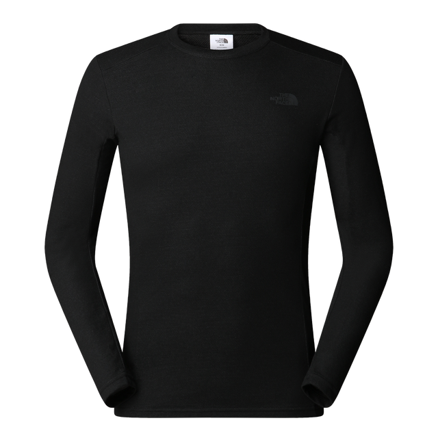 The North Face - Easy L/s Crew Neck da uomo - TNF BLACK - vista principale