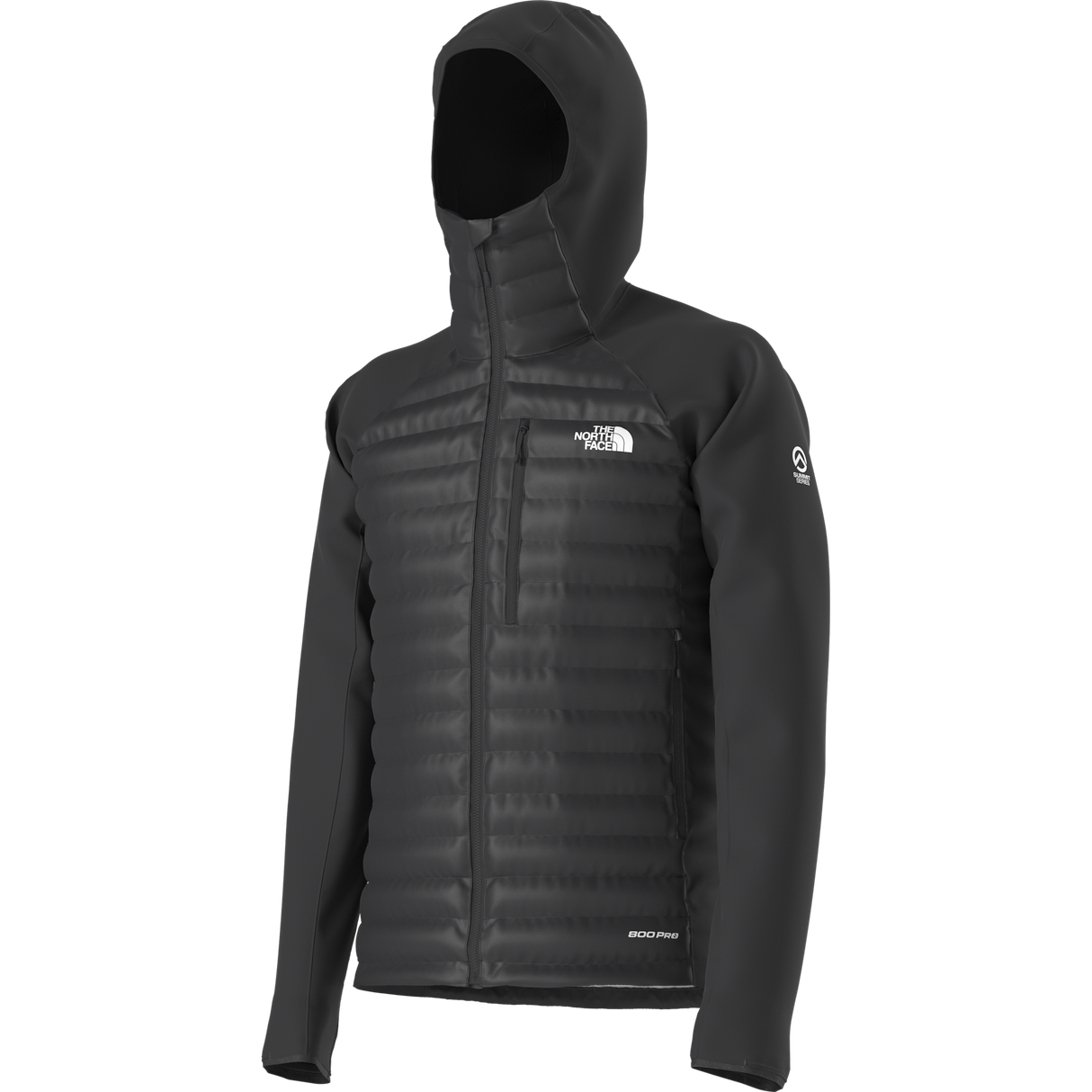 The North Face - Summit Breithorn Lt Hybrid Hoodie da uomo - TNF BLACK - vista alternativa 2