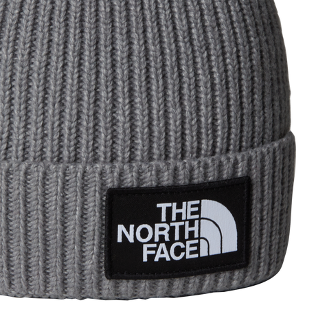 The North Face - Kids Tnf Logo Box Cuffed Beanie - TNF MEDIUM GREY HEATHER - vista alternativa 2
