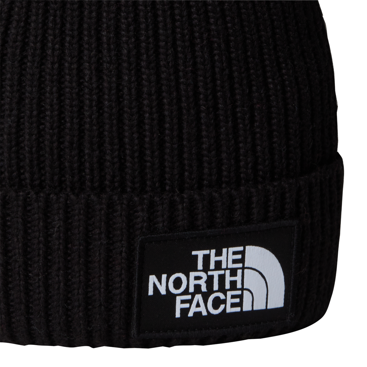 The North Face - Kids Tnf Logo Box Cuffed Beanie - TNF BLACK - vista alternativa 2