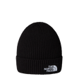 The North Face - Kids Tnf Logo Box Cuffed Beanie - BLACK - vista principale