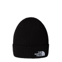 The North Face - Kids Tnf Logo Box Cuffed Beanie - BLACK - vista principale