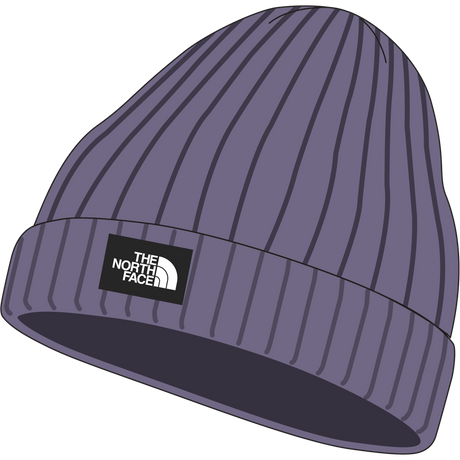 The North Face - Kids Tnf Logo Box Cuffed Beanie - URBNNVY/BRNZMST - vista alternativa 10