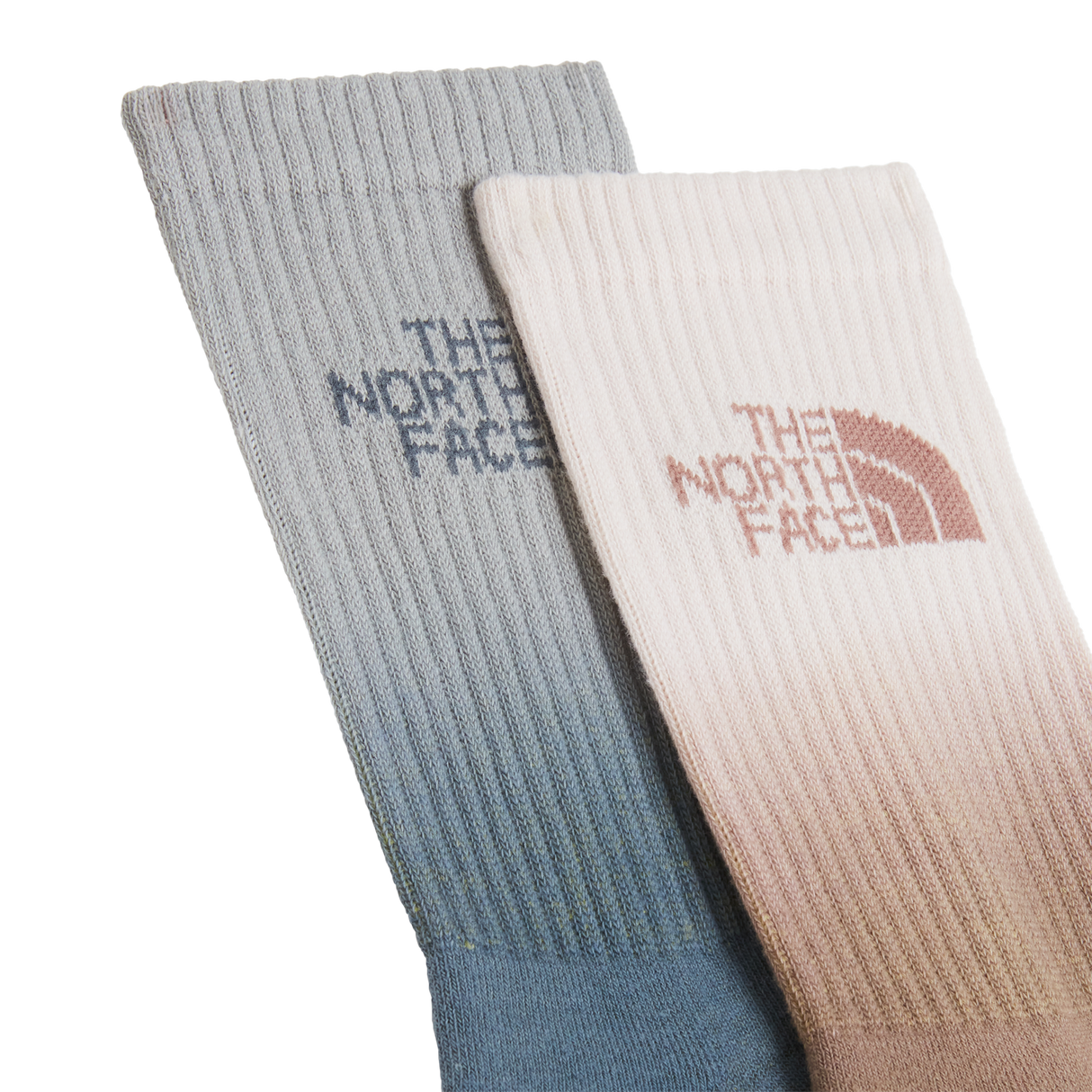 The North Face - Everyday Crew Sock Dip Dye - 2p unisex - Garnet/Cumulus Cloud/Ti - vista alternativa 2
