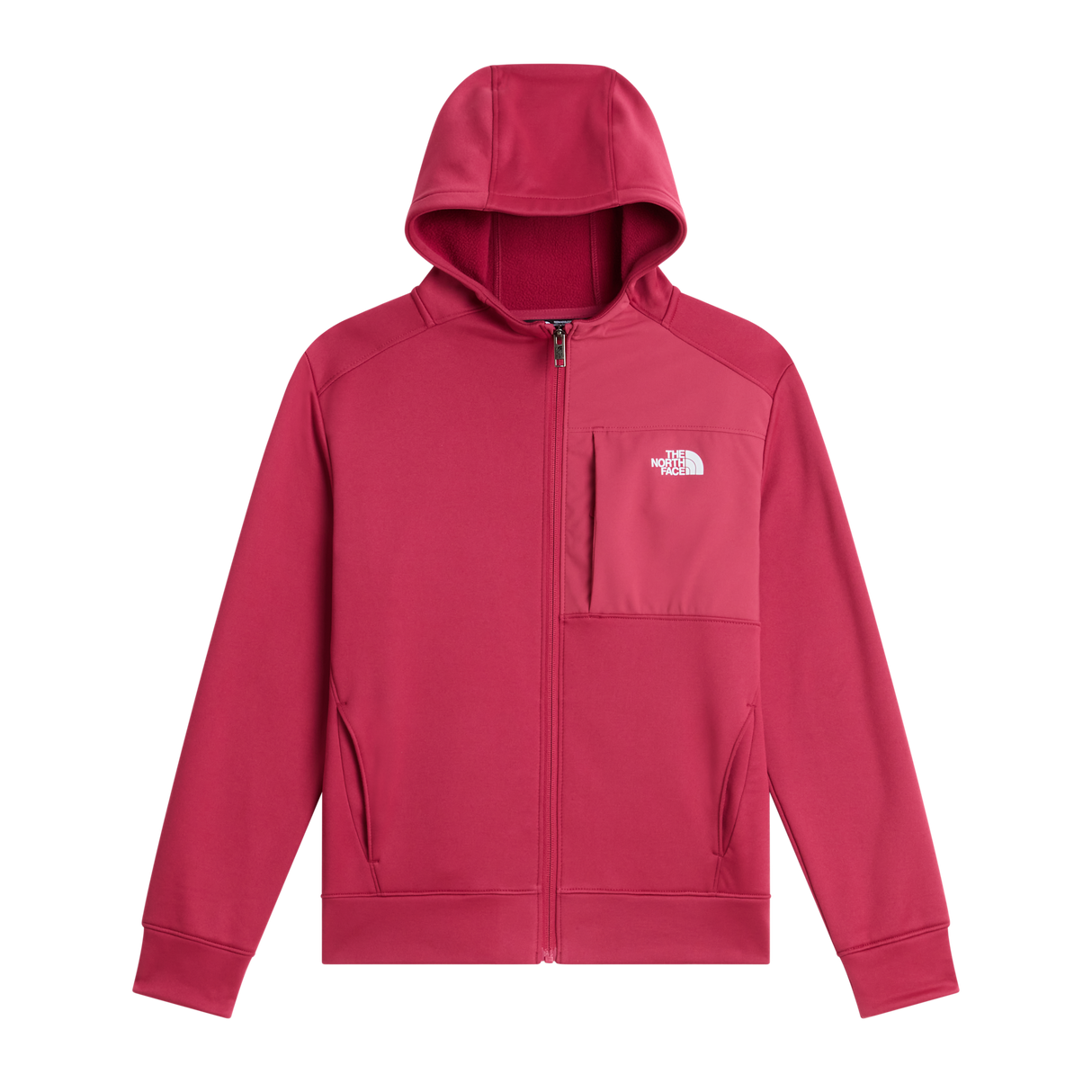 The North Face - Teen Tnf Performance Fleece F/z Hooded J - TERRMGN/CTRNYLW - vista principale