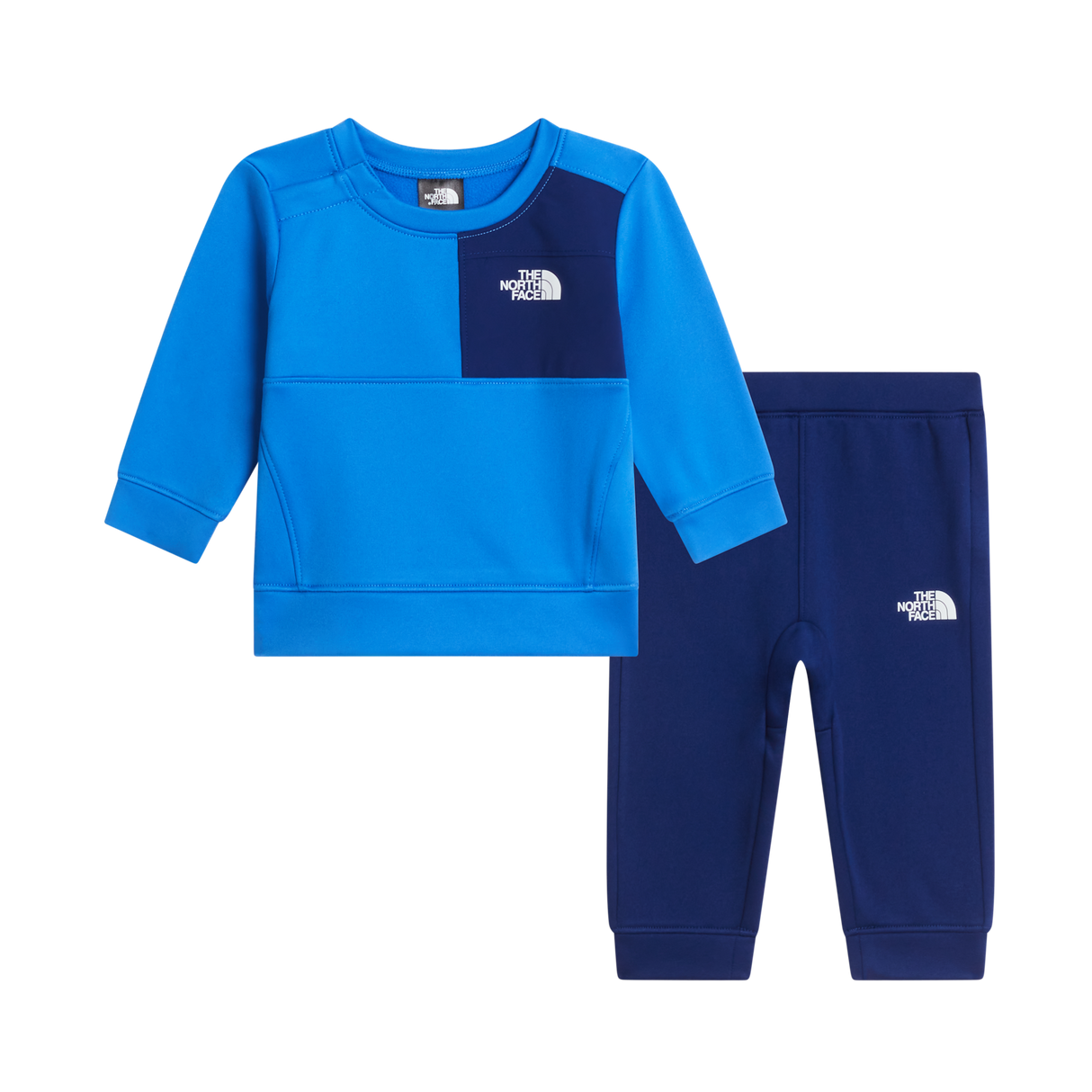 The North Face - Baby Tnf Performance Fleece Set - ACTIVE BLUE/BOLD BLUE - vista principale