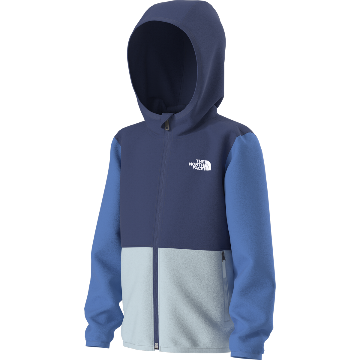 The North Face - Kid Glacier full-zip Hoodie - Blue - vista alternativa 2