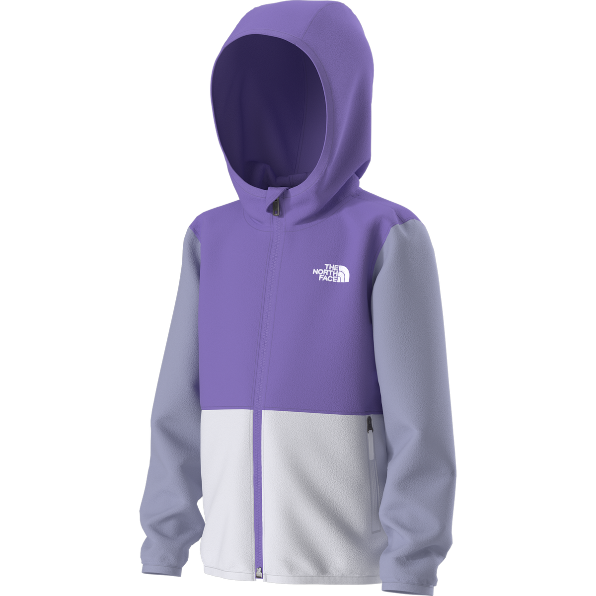The North Face - Kid Glacier full-zip Hoodie - Purple - vista alternativa 2